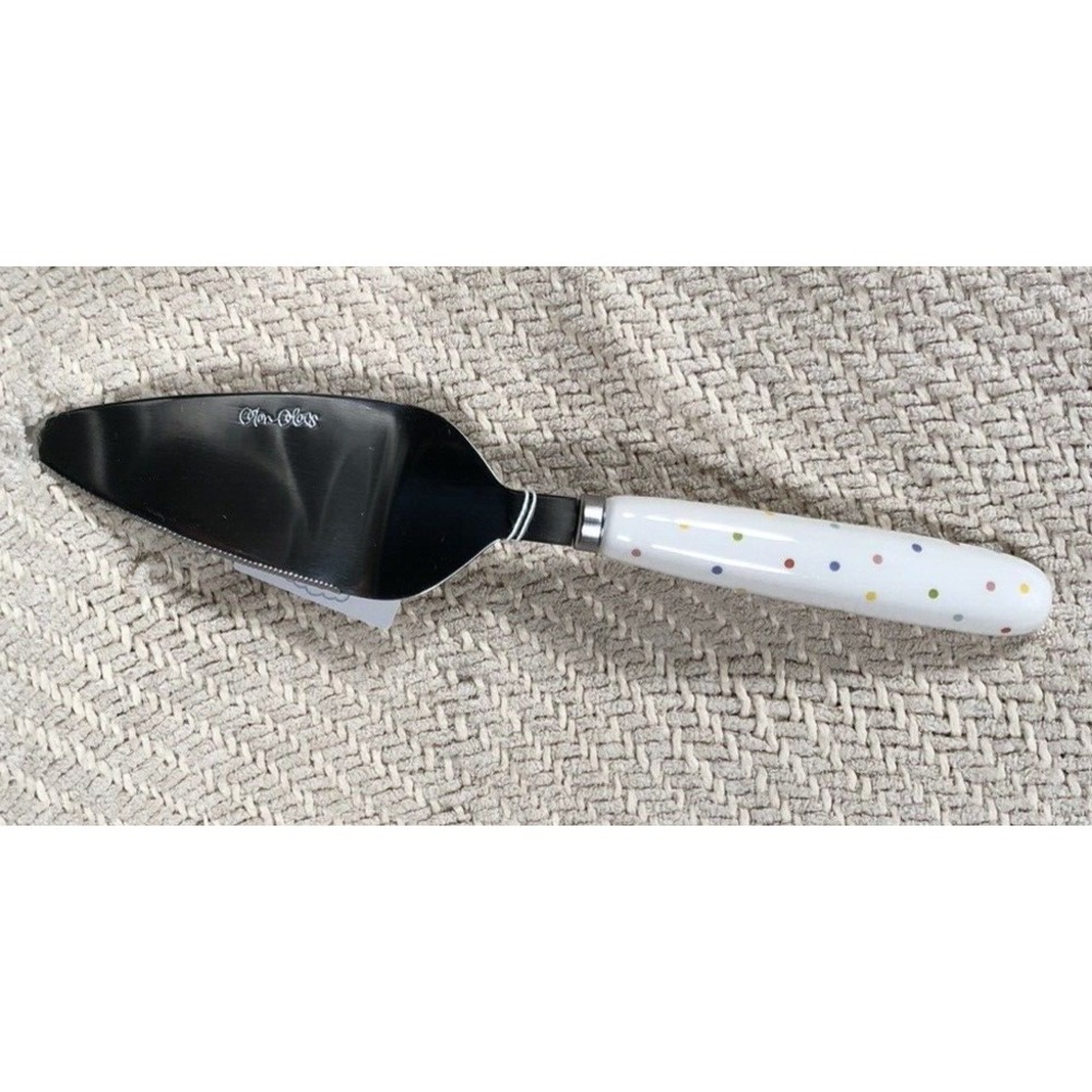 New Nothing Bundt Cakes Coton Colors Laura Johnson Polka Dot Confetti Pie Server